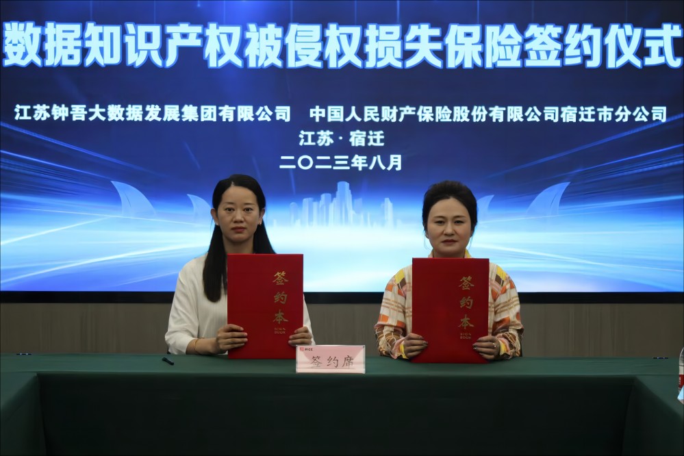 宿迁首个“数据知识产权被侵权损失保险”保单落地