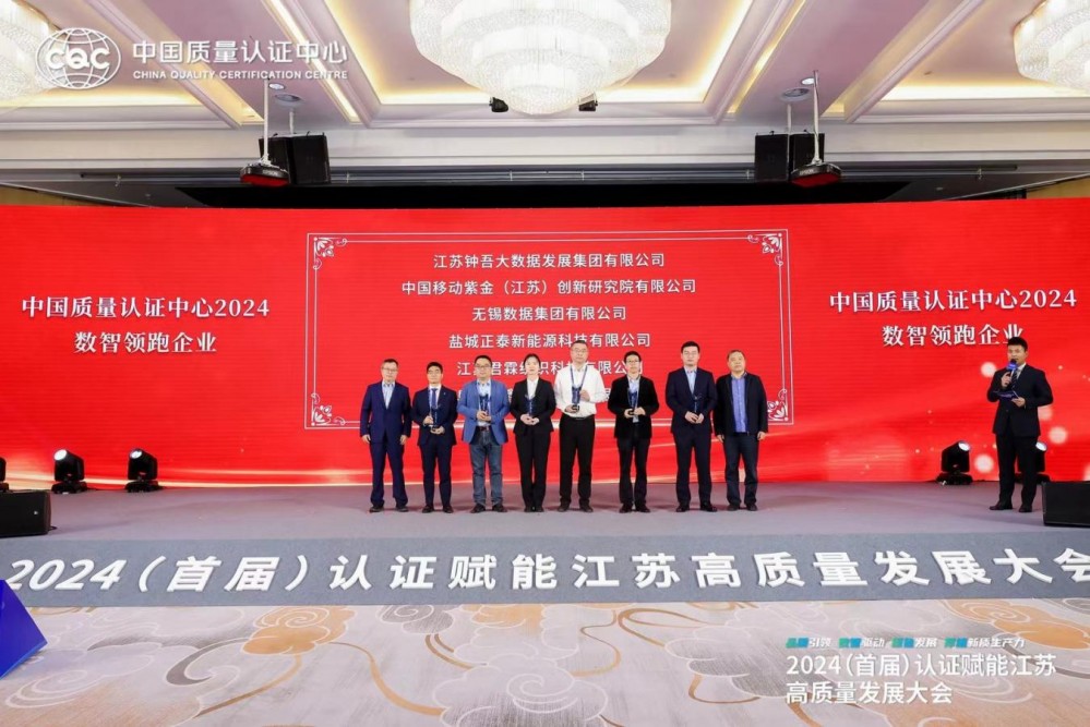 喜报！钟吾大数据集团荣获“数智领跑企业”