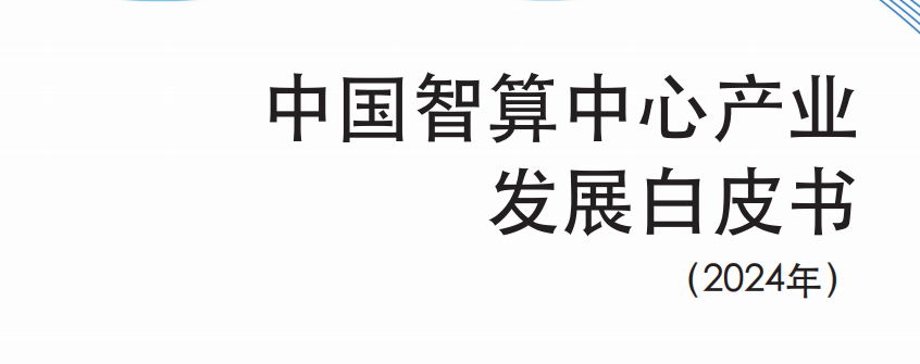 中国智算中心产业发展白皮书 （2024年）